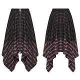 Punk vintage plaid skirt
