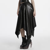 Punk vintage plaid skirt