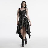 Punk vintage plaid skirt