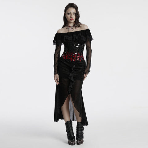 Sexy goth mesh dress