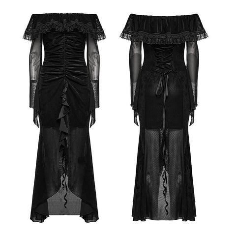 Sexy goth mesh dress