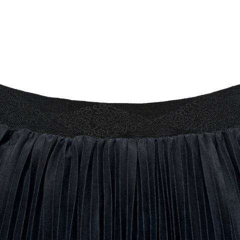 Goth Skull Print Gradient Skirt