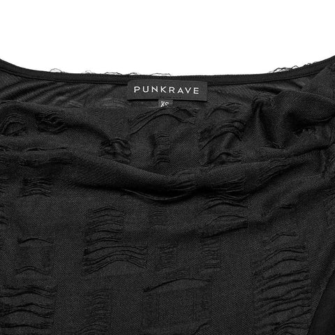 Punk swing collar dress