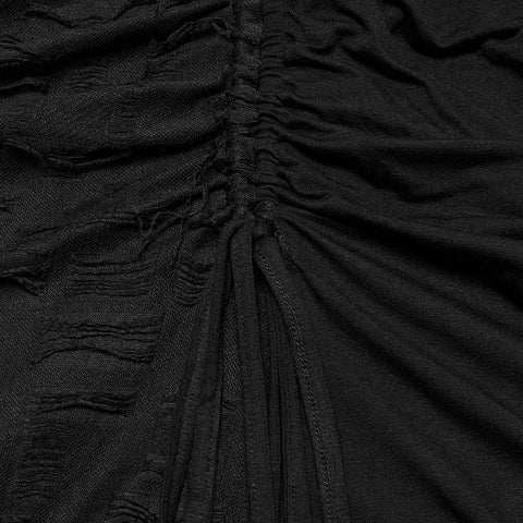 Punk swing collar dress