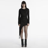 Punk Irregular Hooded Dress