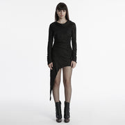 Punk Irregular Hooded Dress
