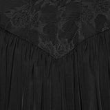 Goth Elegant V-Neck Lace Dress