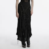 Decadent Gothic Woolen Skirt