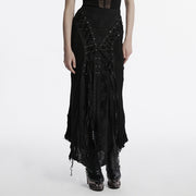 Decadent Gothic Woolen Skirt