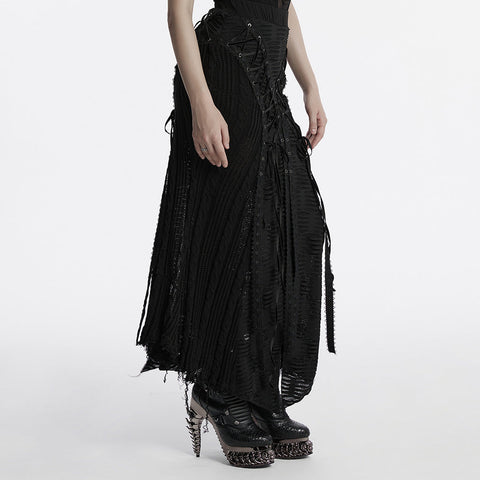 Decadent Gothic Woolen Skirt