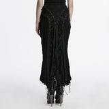 Decadent Gothic Woolen Skirt