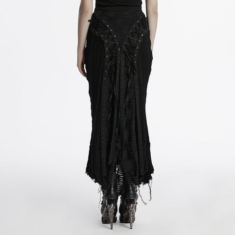 Decadent Gothic Woolen Skirt