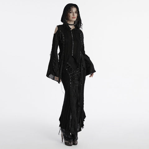 Decadent Gothic Woolen Skirt