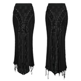 Decadent Gothic Woolen Skirt