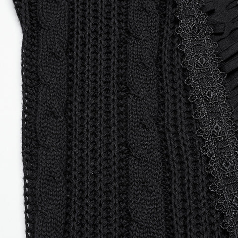 Decadent Gothic Woolen Skirt
