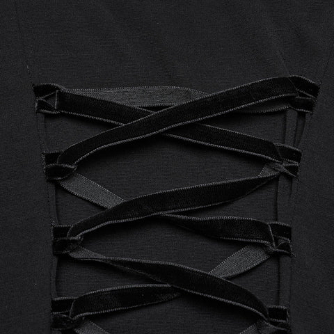Goth Irregular Splicing Dress