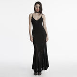Goth Irregular Splicing Dress