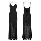 Goth Irregular Splicing Dress