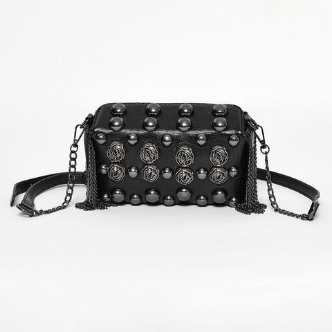 Goth Rose Rivet Bag