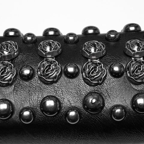 Goth Rose Rivet Bag
