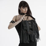 Punk Skull Tassel Bag