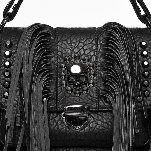 Punk Skull Tassel Bag