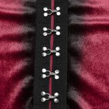 Goth Gradient Printed Velvet T-shirt