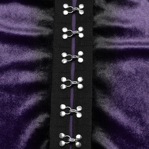 Goth Gradient Printed Velvet T-shirt