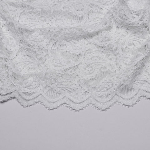 Gothic stand collar lace T-shirt