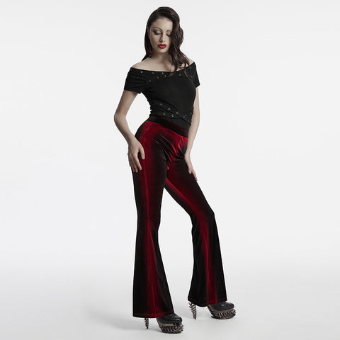 Goth Off-shoulder T-shirt