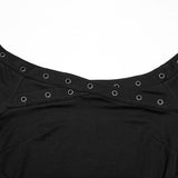 Goth Off-shoulder T-shirt