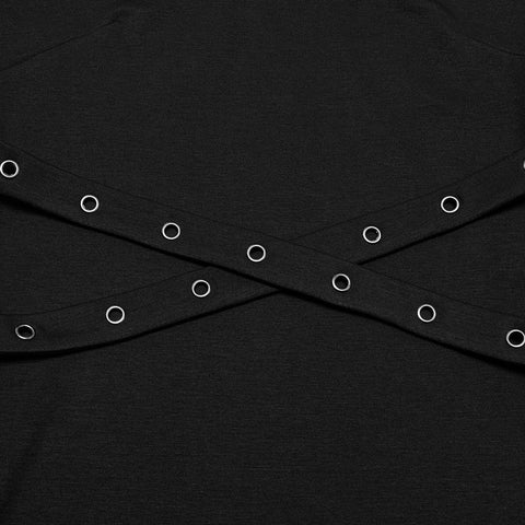 Goth Off-shoulder T-shirt