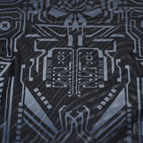 Cyber Skull Gradient Printed T-shirt