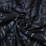 Cyber Skull Gradient Printed T-shirt