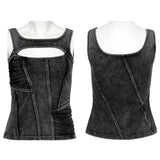 Apocalypse punk denim T-shirt