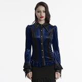 Goth gradient printed shirt