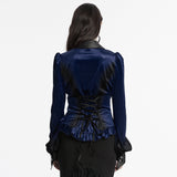 Goth gradient printed shirt