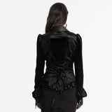 Goth gradient printed shirt