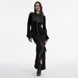 Goth gradient printed shirt
