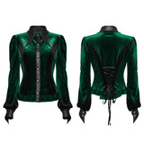 Goth gradient printed shirt
