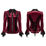 Goth gradient printed shirt