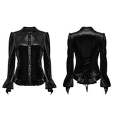 Goth gradient printed shirt