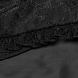 Goth Academy style lapel vest
