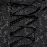 Goth lantern sleeve jacquard shirt
