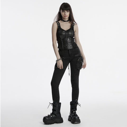 Punk tight fit vest