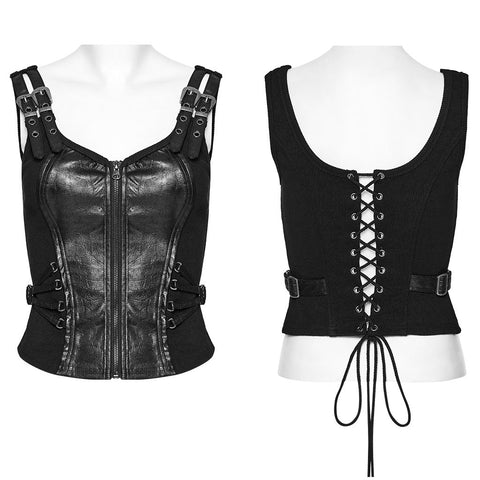 Punk tight fit vest