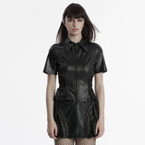 Punk military style shirt