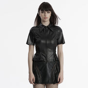 Punk military style shirt