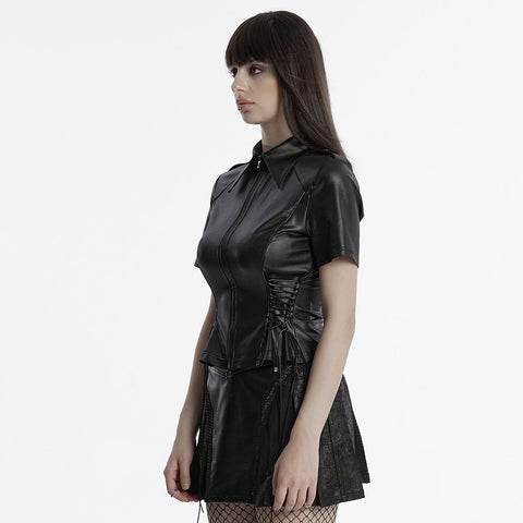 Punk military style shirt