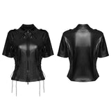 Punk military style shirt